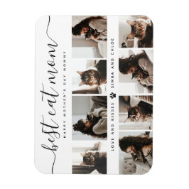 Imán Mejor Gato Mamá: Foto del gato del Día de la Madre