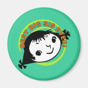 Imán Mejor Gran Sis de Retro
