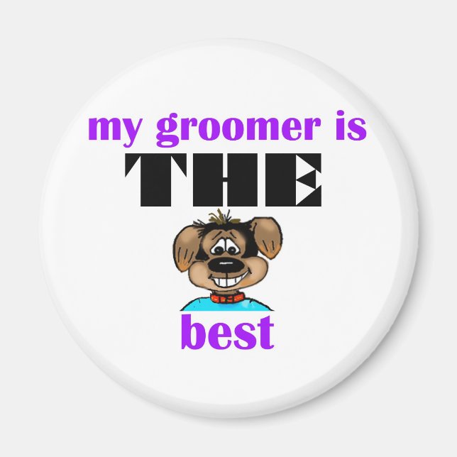 Imán Mejor Groomer (Frente)