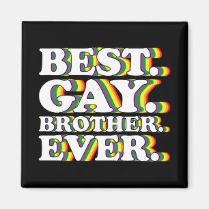 Imán Mejor hermano gay de la familia Orgullo arcoíris d