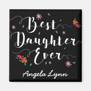 Imán Mejor Hija Personalizado Magnet
