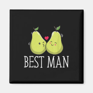 Imán Mejor Hombre Bridesman Groomsmen Mejor Hombre Groo