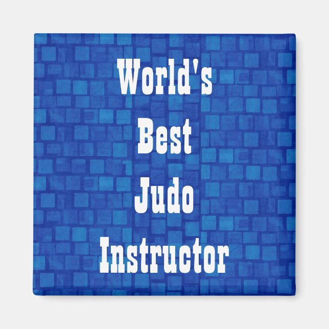 Imán Mejor instructor de judo del mundo (Frente)