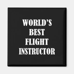 Imán Mejor instructor de vuelo del mundo - Profesor de