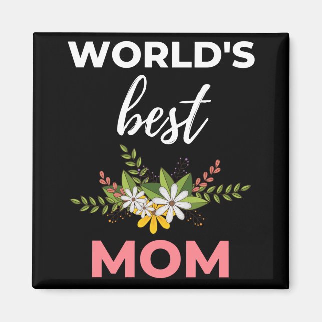 Imán Mejor madre del mundo (Frente)