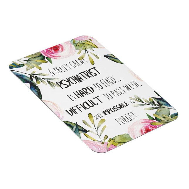 Imán Mejor Magnet de Regalo Único de Psiquiatras (Lado Derecho)