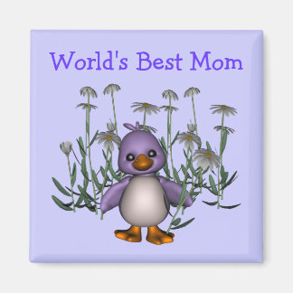 Imán Mejor Mamá Cura De Aves De Flor