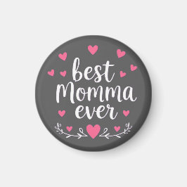 Imán mejor mamá gris