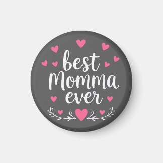 Imán mejor mamá gris