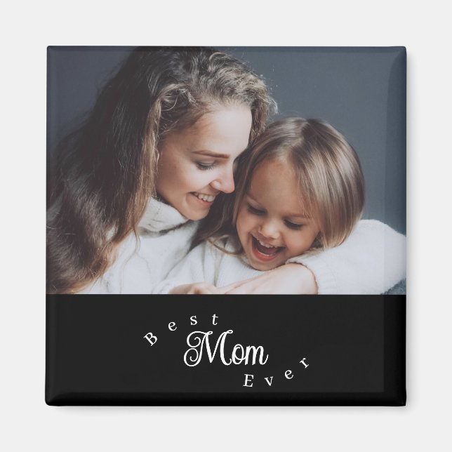 Imán Mejor Mamá Moderna Simple (Frente)