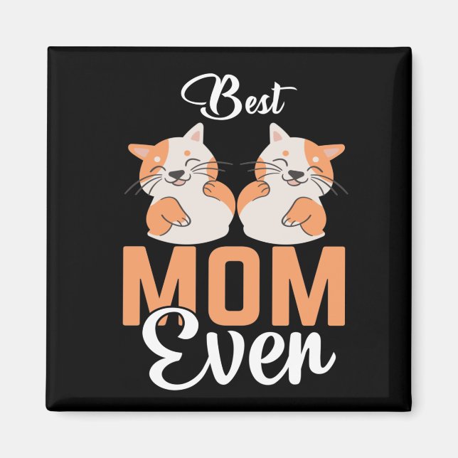 IMÁN MEJOR MOM CAT EVENTO MAGNET (Frente)