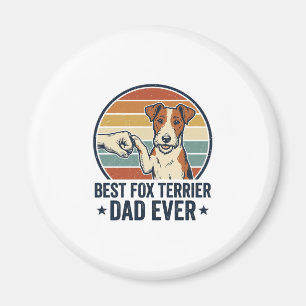 Imán Mejor Padre de Fox Terrier de Todos los Tiempos Ca