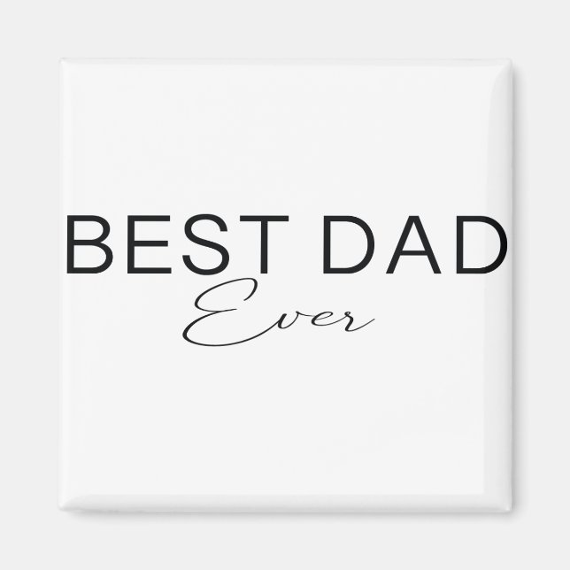 Imán mejor padre nunca (Frente)