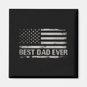 Imán Mejor Papá Americano Bandera Americana para Hombre