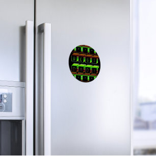 Imán Mejor papá bloquea el texto marrón y amarillo