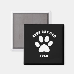 Imán Mejor papa de gato jamás Personalizado texto perso