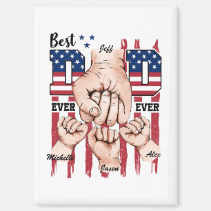 Imán Mejor Papá De Todos Los Tiempos - Fist Bump USA Fl