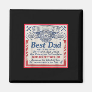 Imán Mejor Papá del Mundo Mejor Parrillero Día del Padr