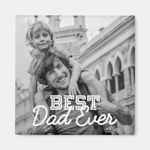 Imán Mejor Papá del Mundo Moderno Estilo de Punto Foto