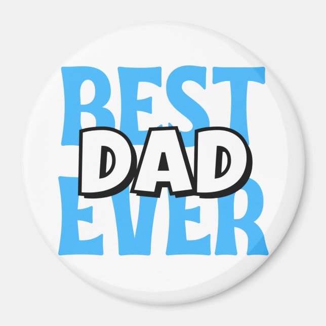 Imán Mejor Papá Nunca (Frente)