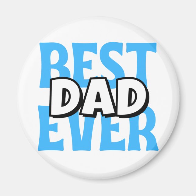 Imán Mejor Papá Nunca (Frente)