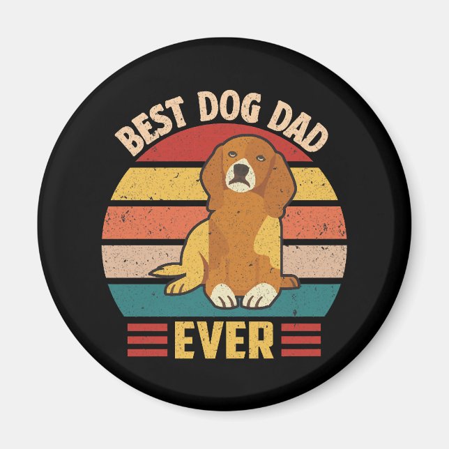 Imán Mejor Papá Perro (Frente)