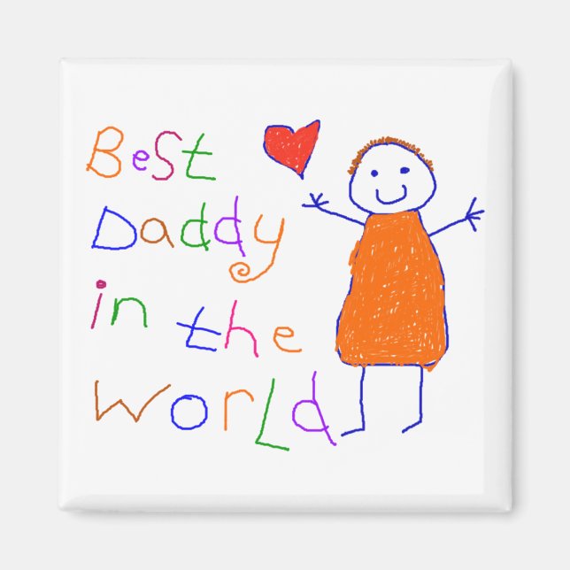 Imán Mejor papi en el mundo. (Frente)