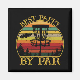 Imán Mejor Pappy Por Par Divertido Disc Golfing Abuelo 