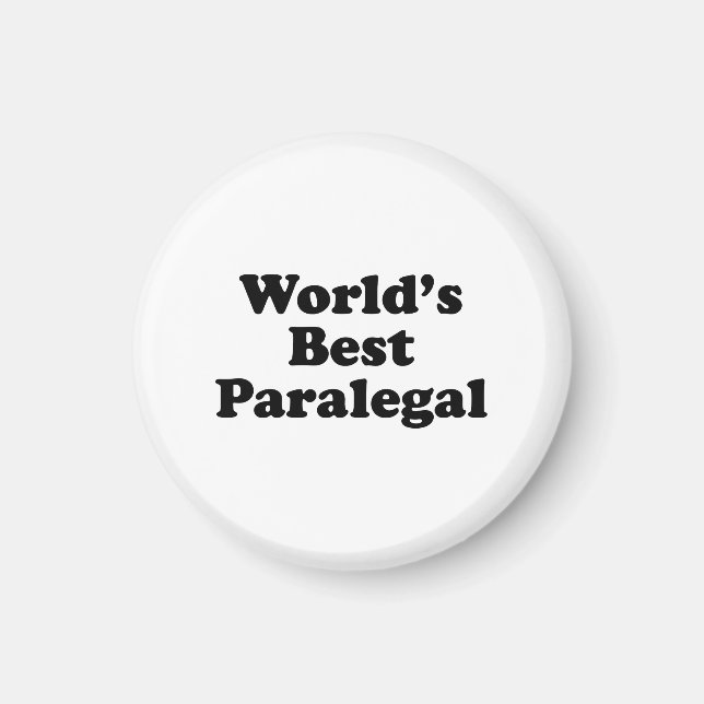 Imán Mejor Paralegal del mundo (Frente)