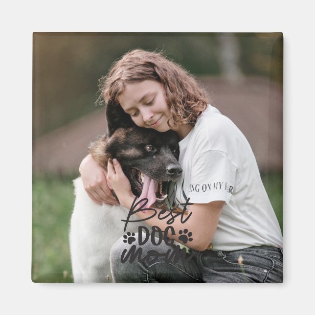 Imán Mejor Perro Mamá De La Historia (Frente)