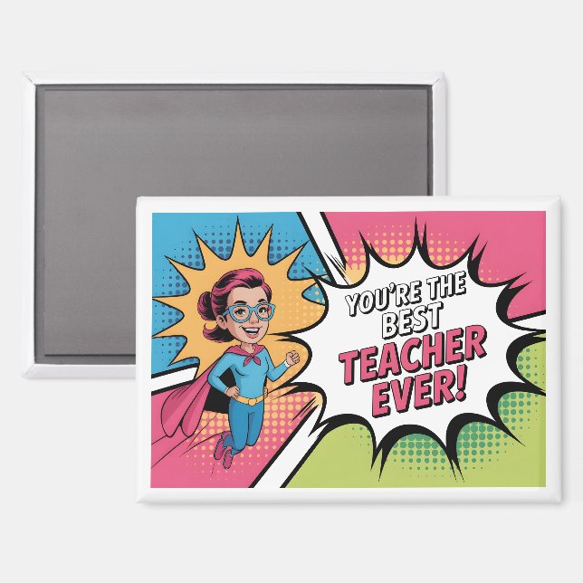 Imán Mejor Profesor de la Historia (Anverso/Reverso)