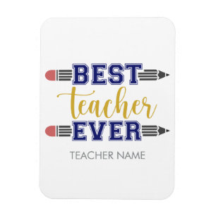 Imán Mejor Profesor Personalizado - Regalo Personalizad