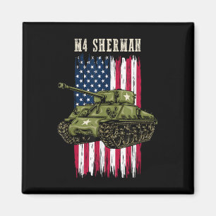 Imán Mejor Tanque Ww2 M4 Sherman Un Tanque Del Ejército