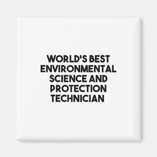 Imán Mejor Técnica de Protección Científica Ambiental d (Frente)