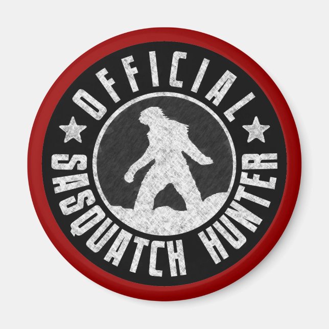 Imán Mejor Versión - Diseño de Sasquatch Hunter OFICIAL (Frente)