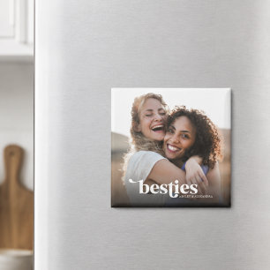 Imán Mejores Amigas Foto Personalizada