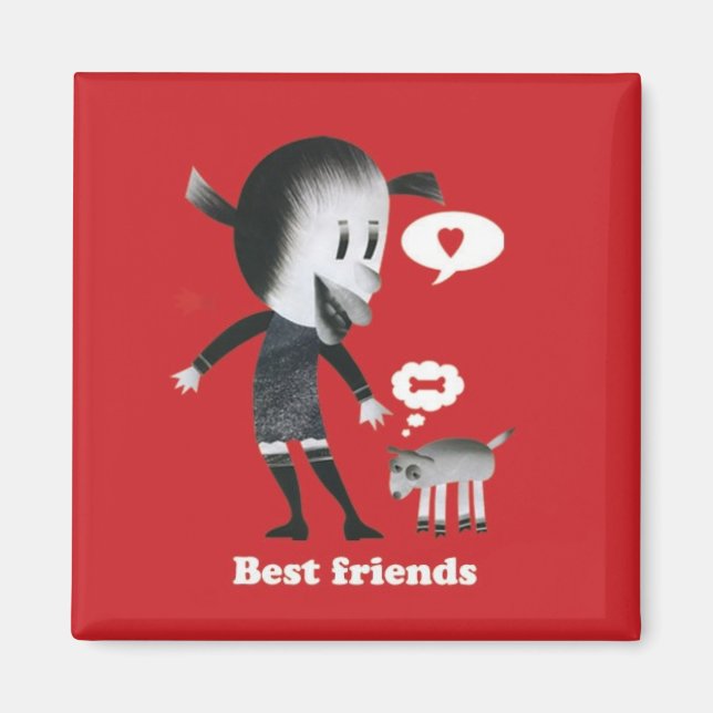 Imán Mejores amigos (Frente)