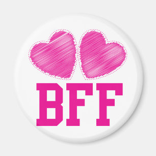 Imán Mejores amigos de BFF para siempre con los