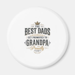 Imán Mejores Papás Ascendidos a Abuelo Diseño de Camise