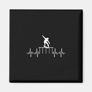 Imán Mejores regalos para patinadores Arte para hombres
