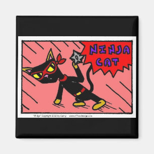 Imán Mel NINJA CAT Magnet