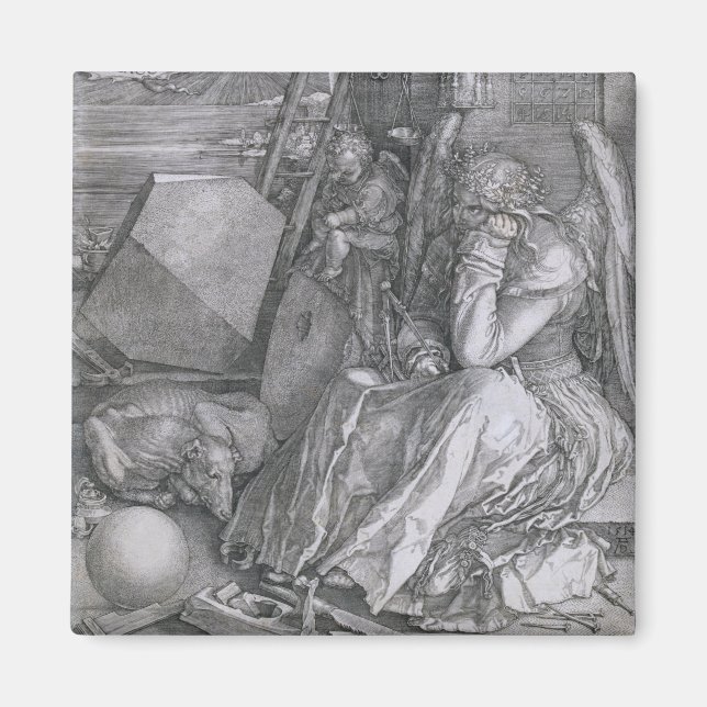 Imán Melancholia, Albrecht Durer (Frente)