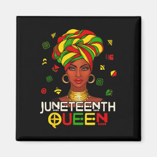 Imán Melanin Black Queen Women Encabezó el Día de la Li