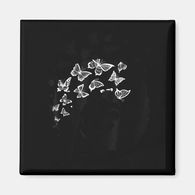 Imán Melanin Queen African American Strong Black Natura (Frente)