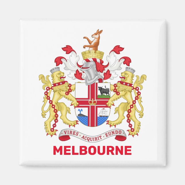 Imán Melbourne, Australia - escudo de armas (Frente)