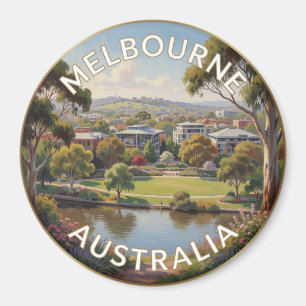 Imán Melbourne Australia paisaje urbano ribereño