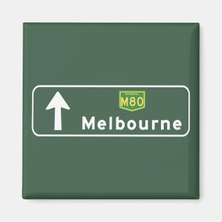 Imán Melbourne, Australia Road Rótulo