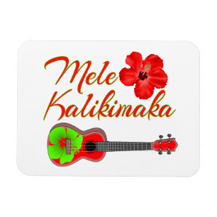 Imán Mele Kalikimaka Ukulele