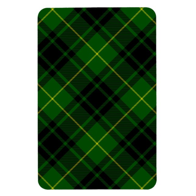 Imán Melocotonería tartan de MacArthur (Vertical)