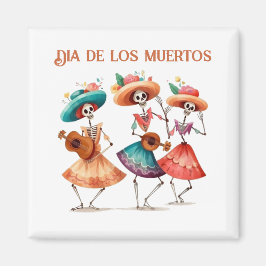 Imán Melodía de los Muertos Bailando, personalizado